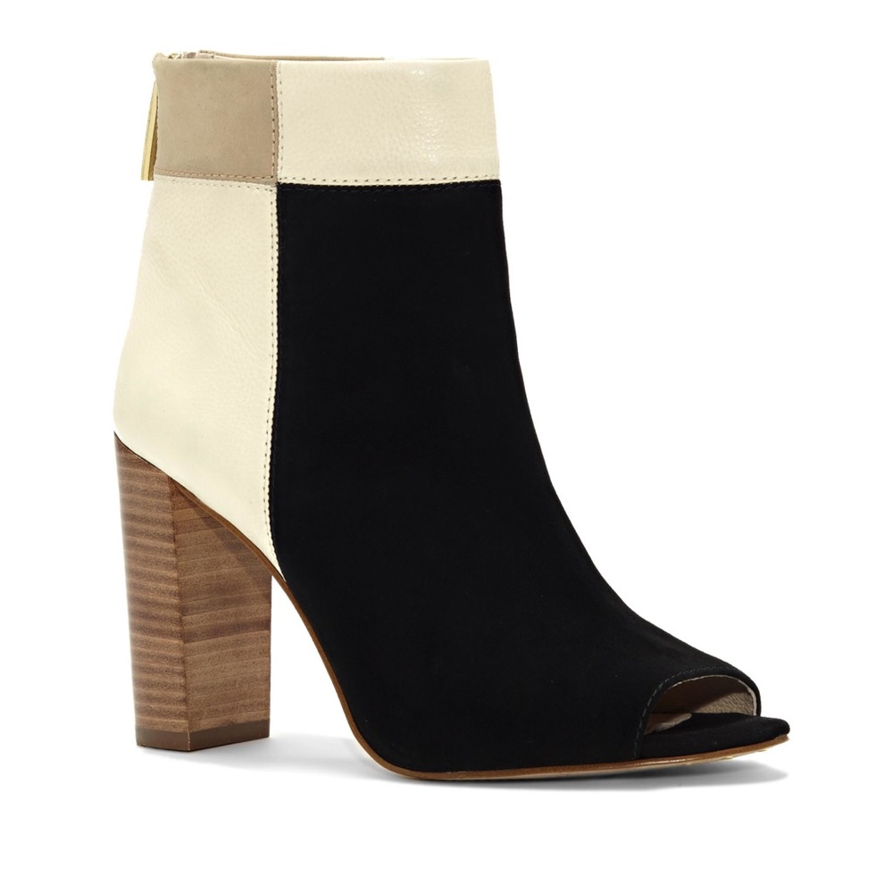 SOLD Louise et Cie Color Block Peep Toe Pumps